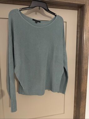 Cyrus Pale Blue Crewneck Knit Sweater